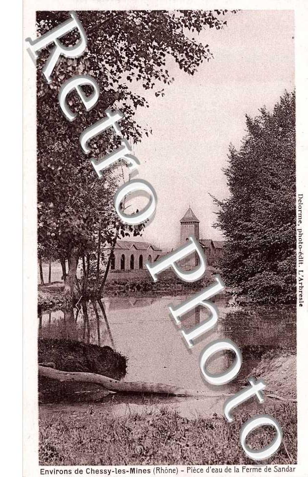 piece d'eau de la ferme de Sandar
