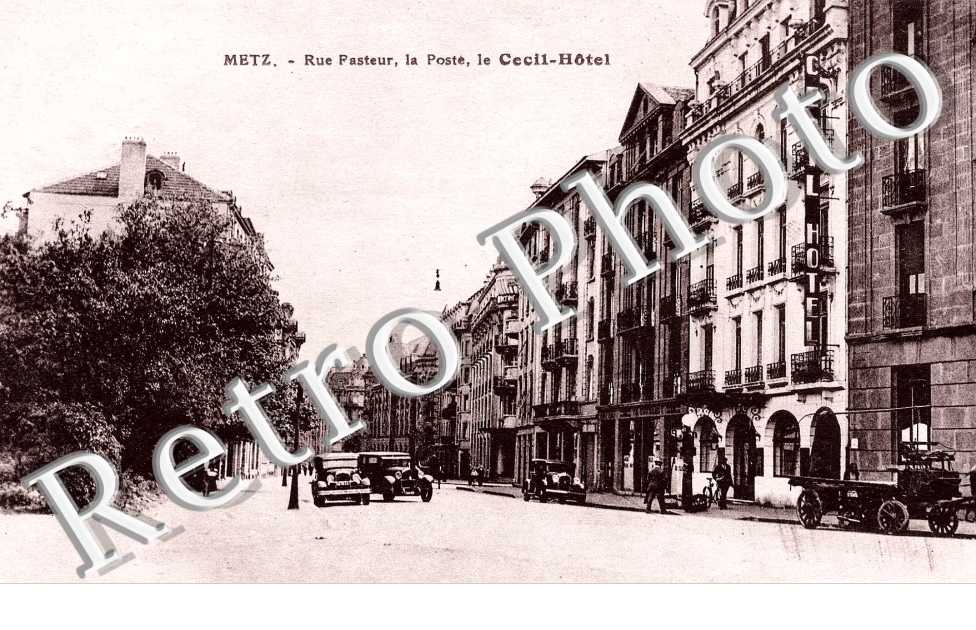 rue Pasteur, la Poste, le Cecil-Hotel