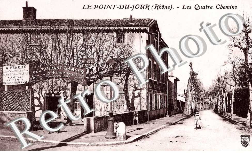 Le point du jour - Les quatres chemins - restaurant Lamour "aux quatres chemins"