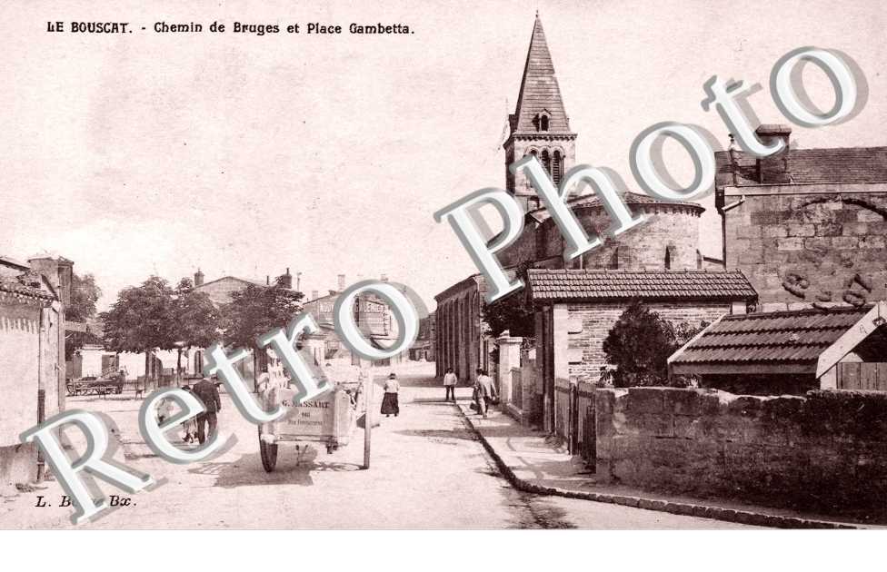 Chemin de Bruges et Place Gambetta