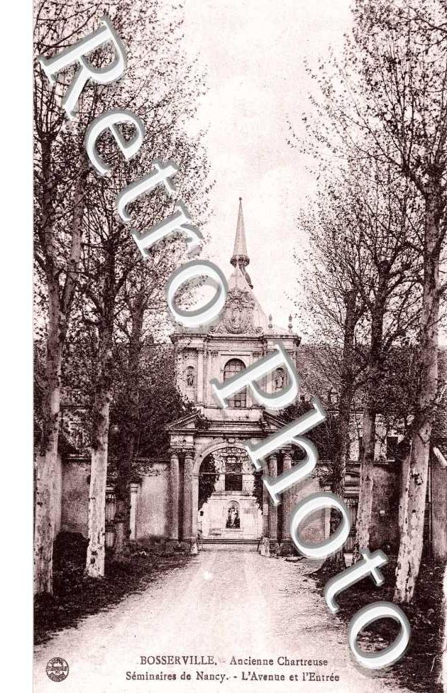 bosserville ancienne chartreuse - avenue et entree