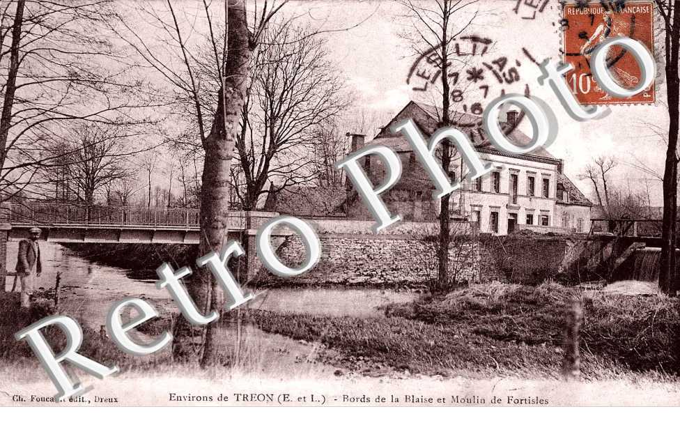 bords de la Blaise et moulin de Fortisles