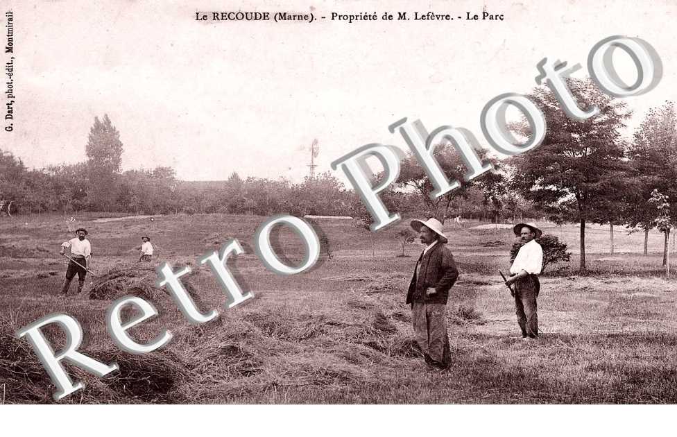 Propriete de M. Lefevre - le parc