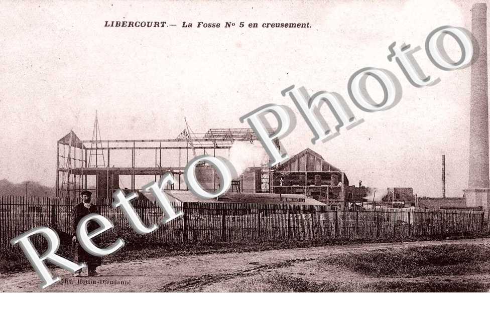 La fosse n°5 en creusement