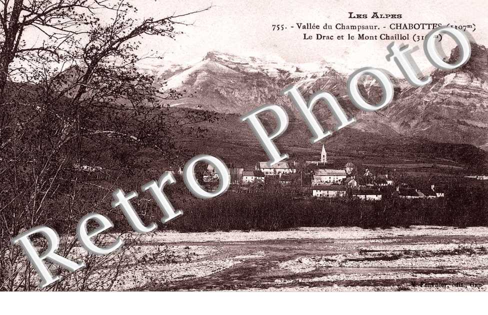 Le Drac et le Mont Chaillol