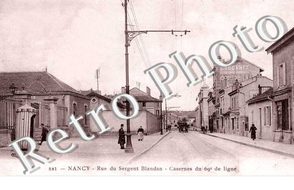 RUE DU SERGENT BLANDAN CASERNES DU 69e DE LIGNE