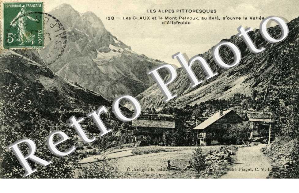 Les Claux et le Mont Pelvoux -  vallee d'Ailefroide