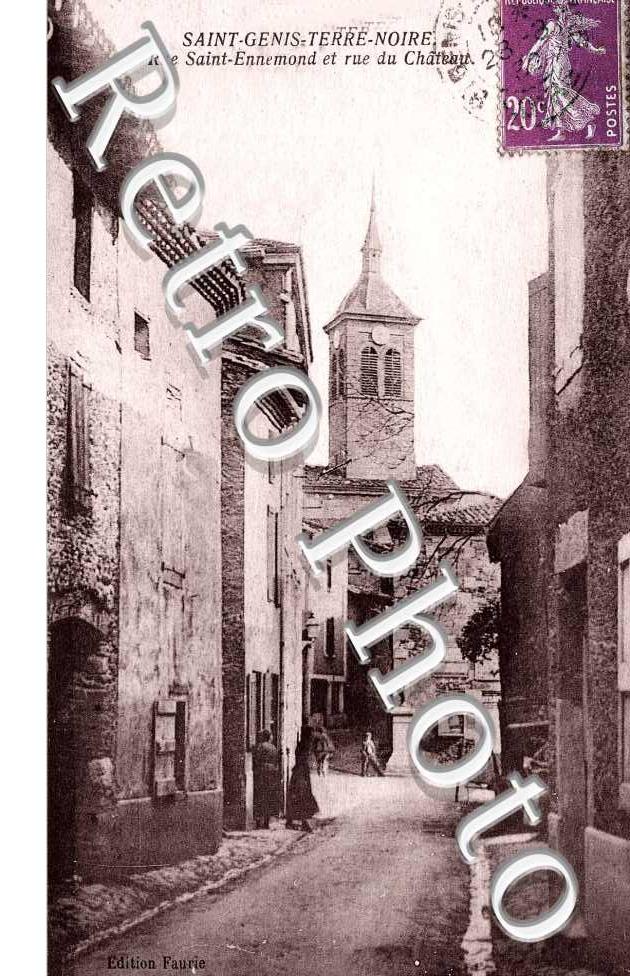 Saint-Genis-terre-noire    -        rue Saint-Ennemond et rue du chateau