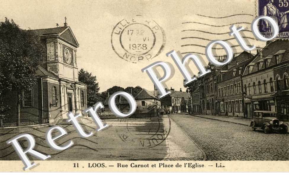 rue Carnot et place de l' Eglise