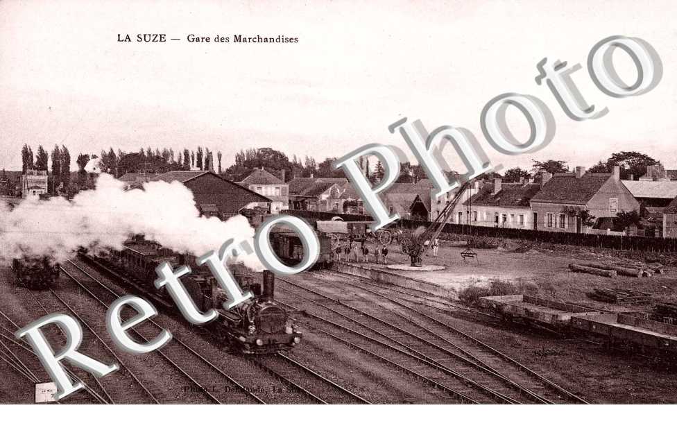 Gare des marchandises - locomotive