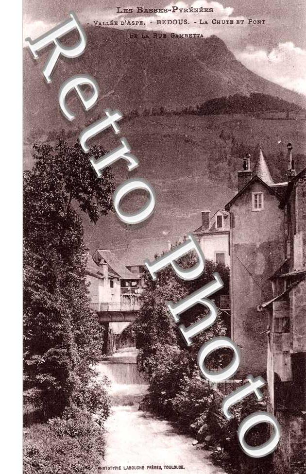 La chute et pont de la rue Gambetta