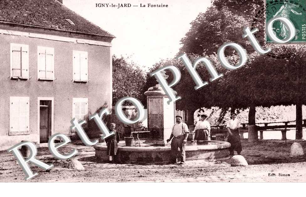 Igny-le-Jard  La fontaine