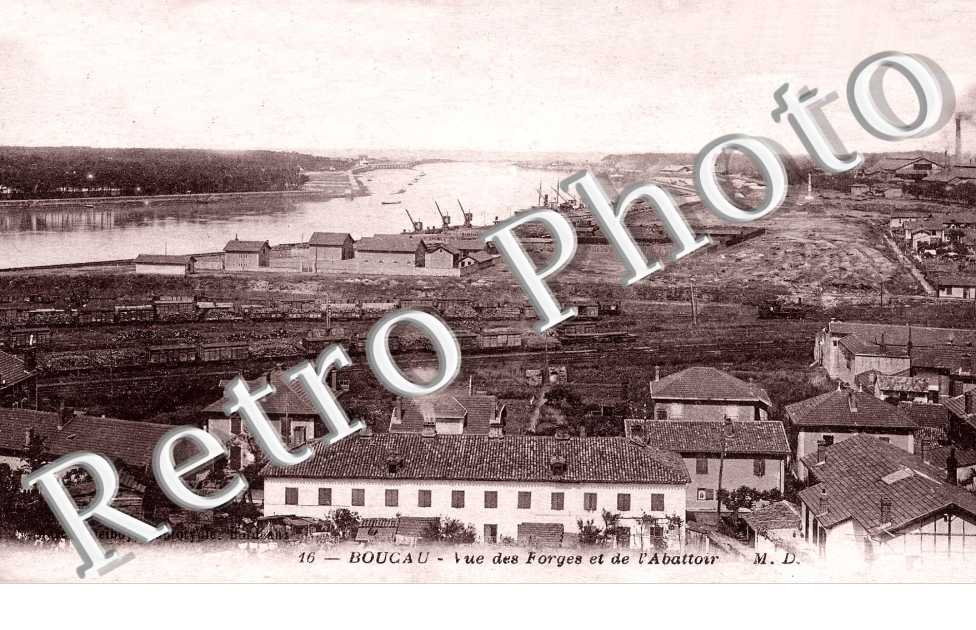 Vue des forges et de l'abbatoir