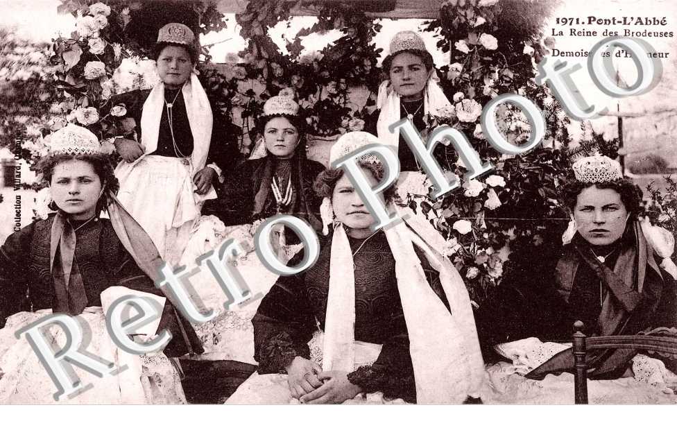 la reine des brodeuses et ses demoiselles d'honneur