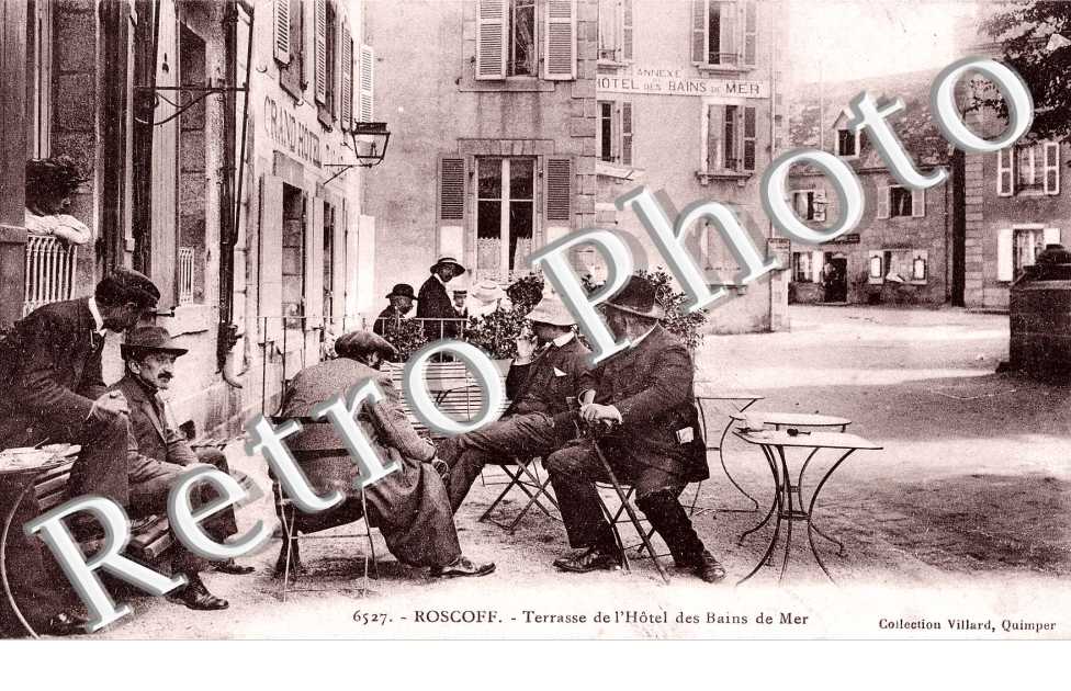 terrasse de l'hotel des bains de mer