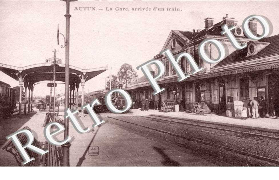 La gare arrivee d'un train