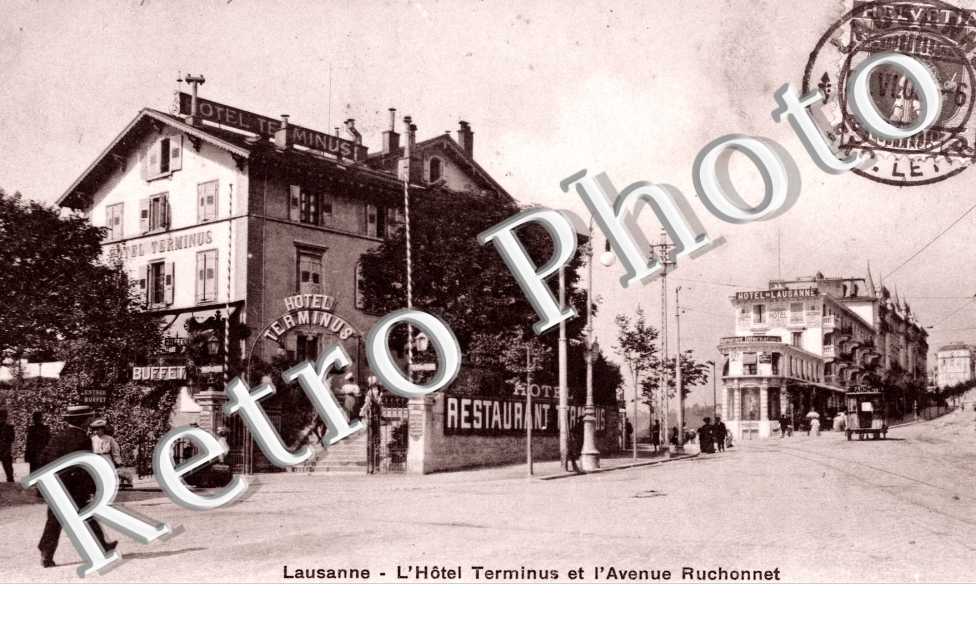 l'Hotel Terminus et l'Avenue Ruchonnet