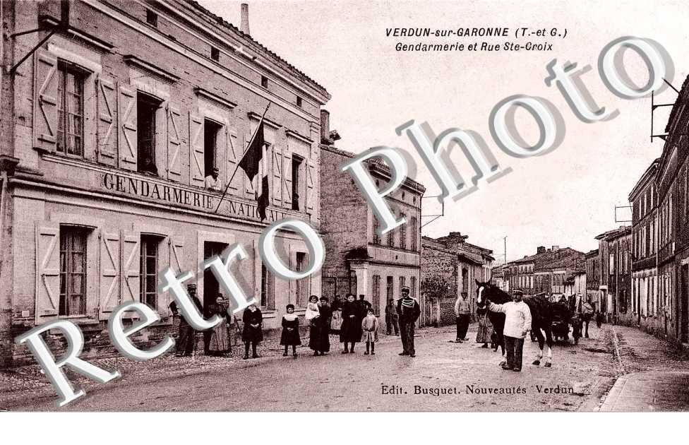 Gendarmerie et rue ste Croix