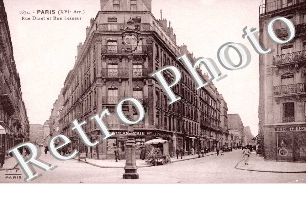 Rue Duret et rue Lesueur