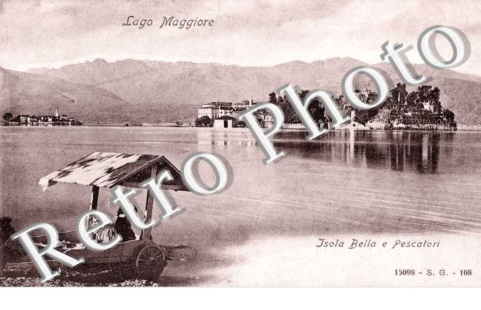 isola bella e pescatori  Lago Maggiore
