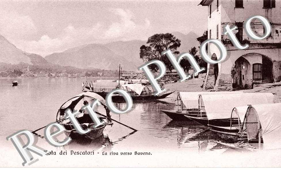 Isola dei Pescatori, la riva verso Baveno