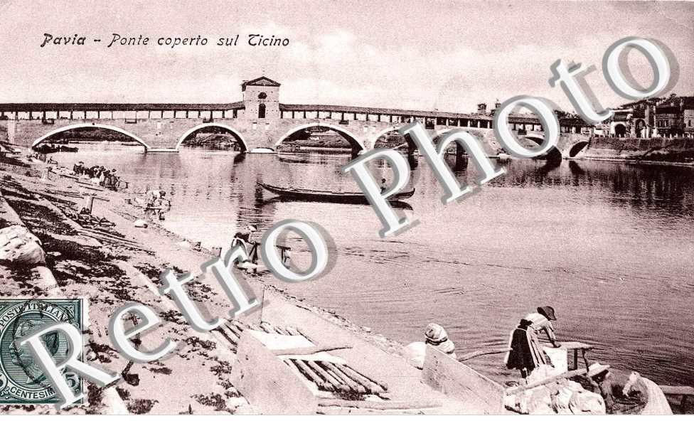 ponte coperto sul Ticino