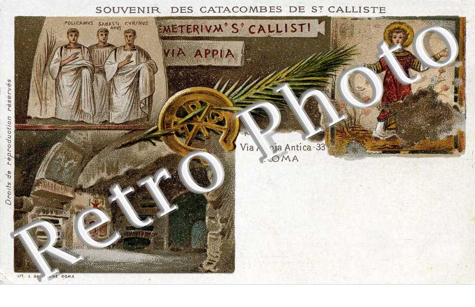 Souvenir des catacombes de St calliste