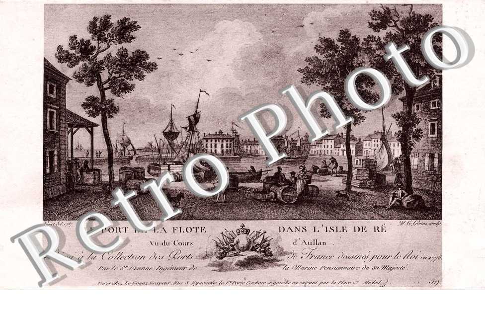 Port de la flotte dans l'Isle de Re