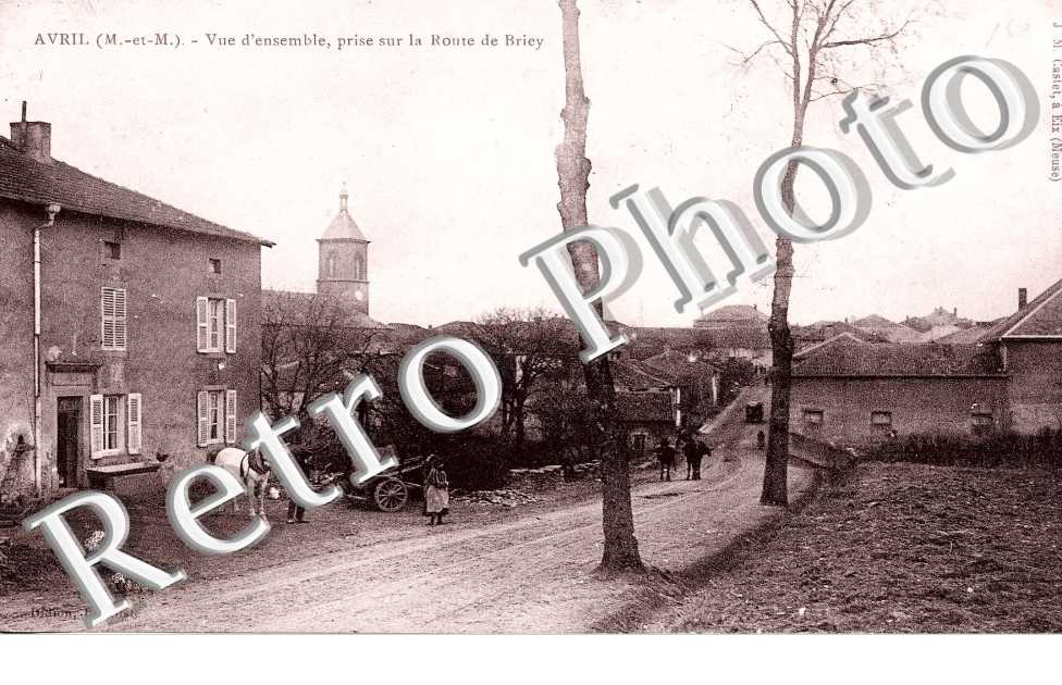 vue d'ensemble, prise sur la route de Briey