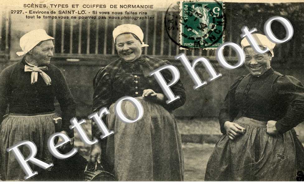 Scenes, types et coiffes de Normandie
