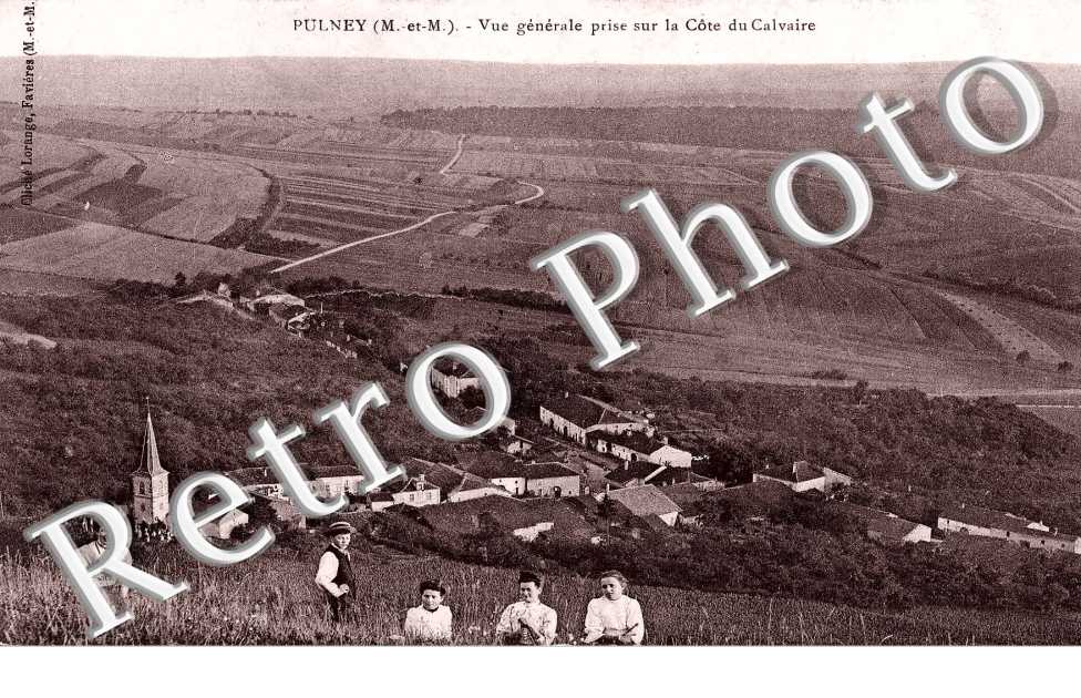 vue generale prise sur la cote du Calvaire