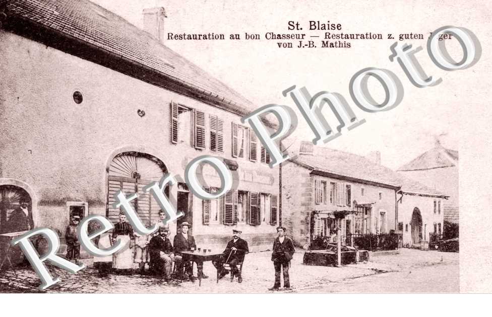 restauration au bon Chasseur von J.-B. Mathis  - 1912