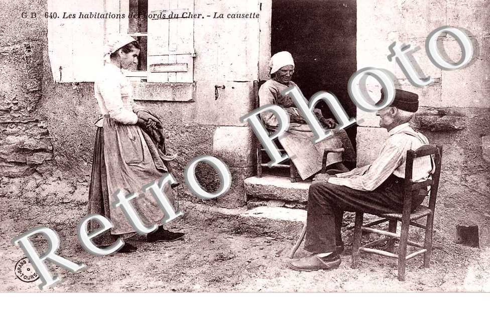 Les habitations des bords du Cher, la causette