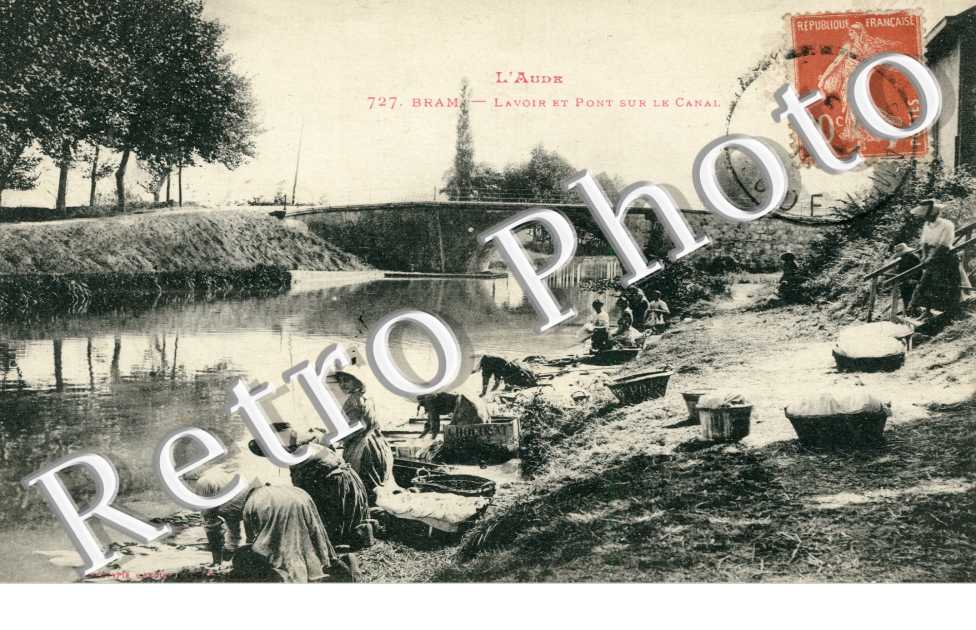 Lavoir et Pont sur le Canal