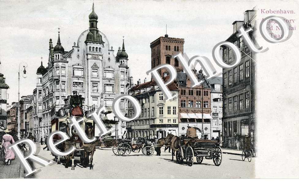 Kobenhavn - Amagertorv med Nicolai Taarn