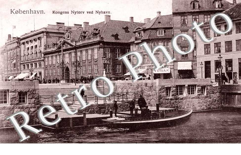 Kobenhavn - Kongens Nytorv ved Nyhavn