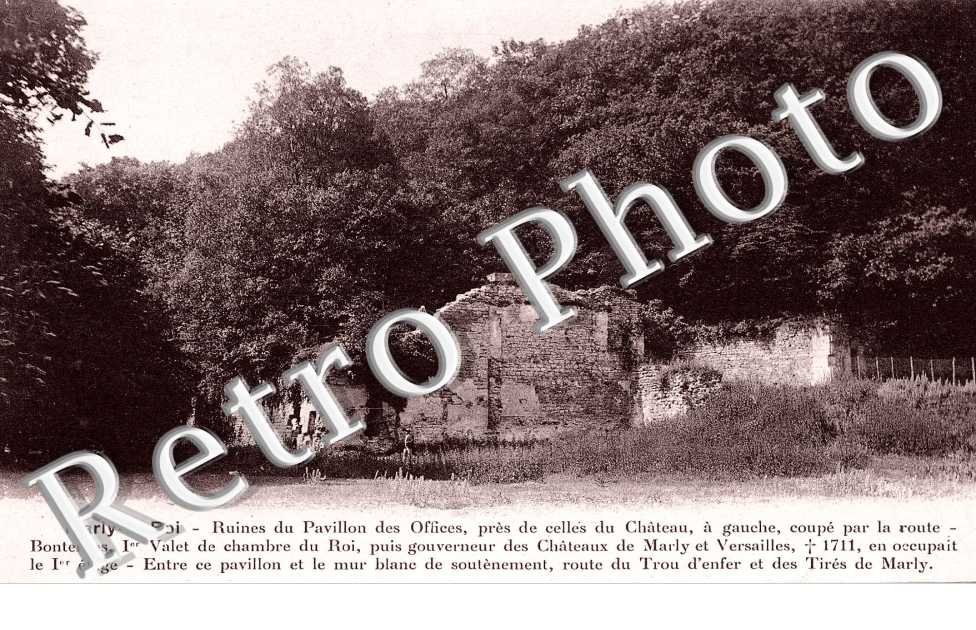 ruines du pavillon des Offices