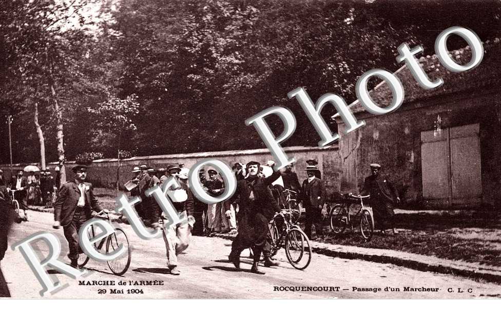 Marche de l'Armee 29 Mai 1904, Passage d'un Marcheur