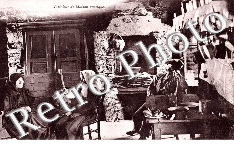 interieur de maison rustique