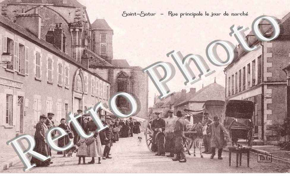 rue principale le jour du marche
