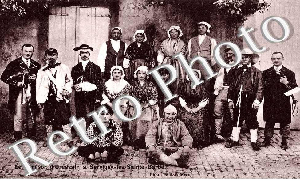 Tresor d'Orceval, derniere Representation de la Troupe de Theatre