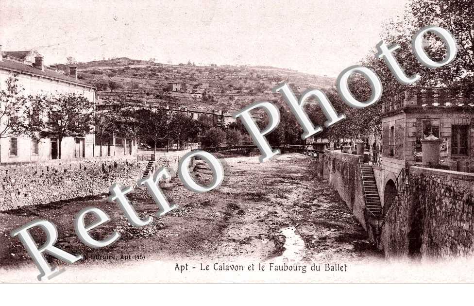 le Calavon et le faubourg du Ballet