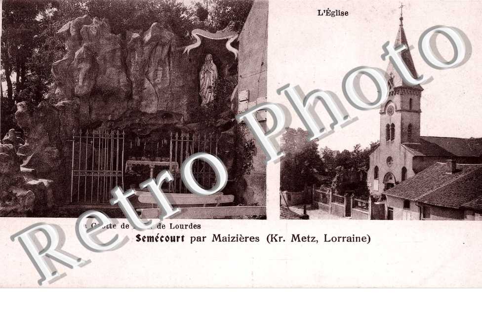 la grotte de Notre-Dame de Lourdes, l'eglise