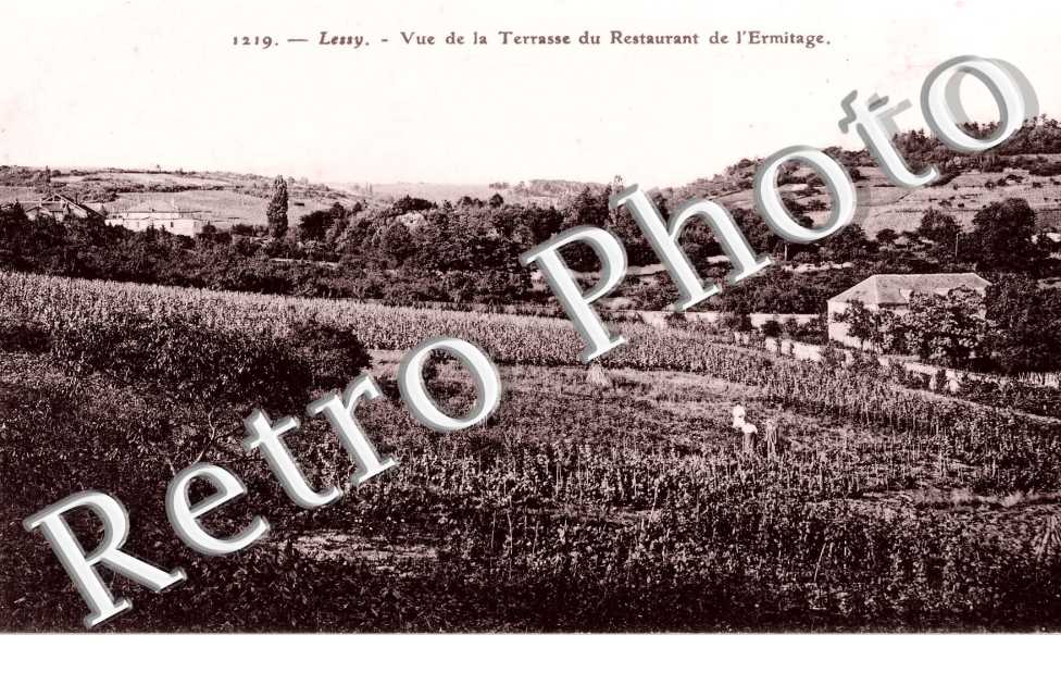 vue de la Terrasse du Restaurant de l'Ermitage