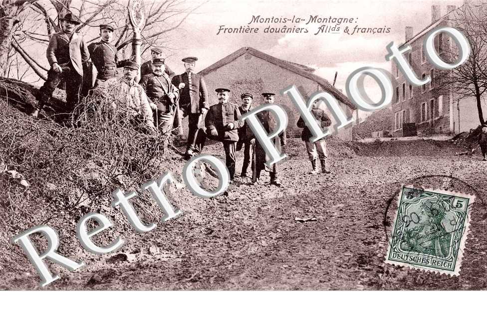 frontiere  douaniers allemands & francais
