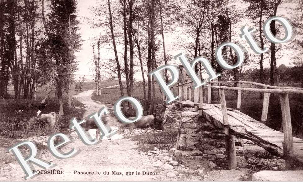 Passerelle du Mas sur le Duzon