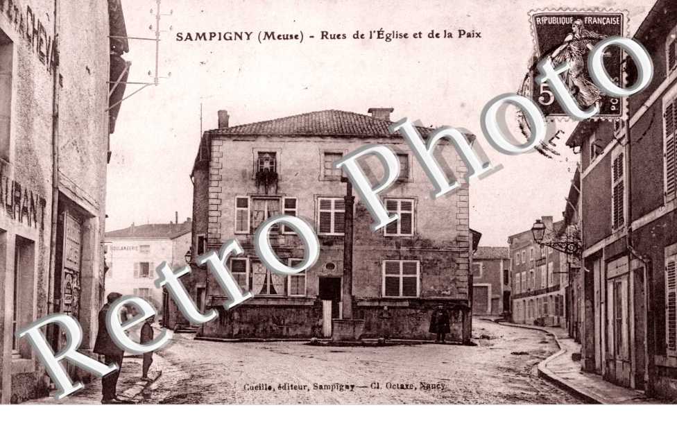 Rues de l'eglise et de la paix