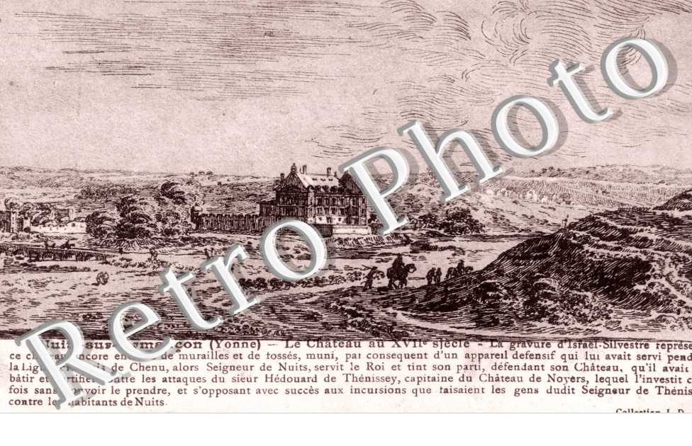 Nuits-sur-Armancon, le chateau au XVIIe siecle