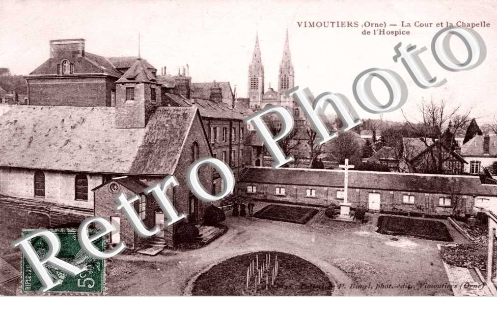 la Cour et la chapelle de l'hospice