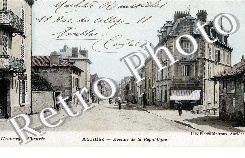 avenue de la Republique (carte couleur)